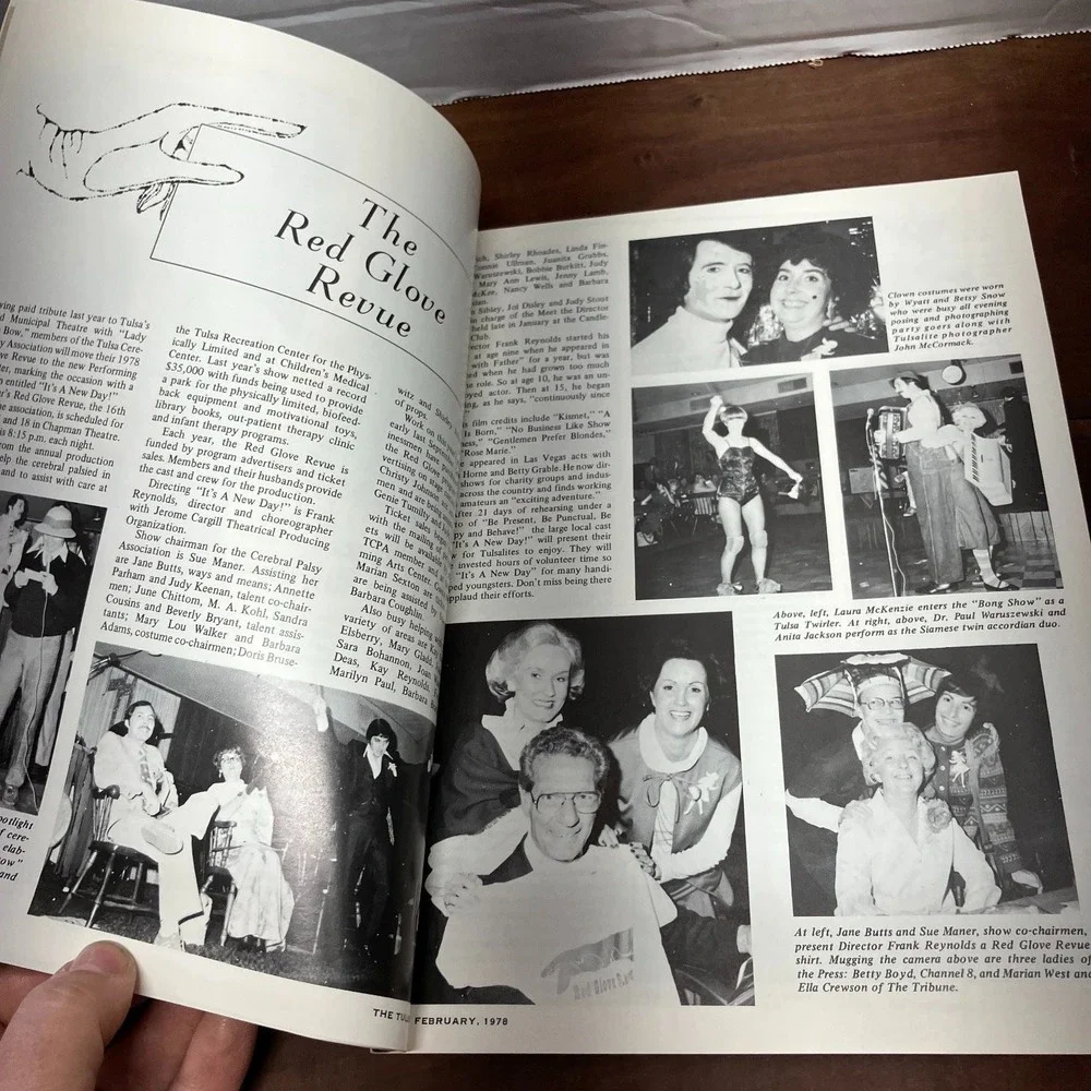 Tulsalite February 1978 Tulsa Talent Show Opera Fashion Tulsa Zoo Magazine
